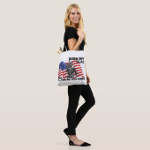 Amerikaanse patriot tote bag (Op model)