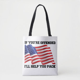 Amerikaanse patriot tote bag