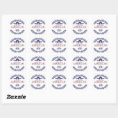 Amerikaanse PATRIOT Vierkante Sticker (Vel)