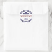 Amerikaanse PATRIOT Vierkante Sticker (Tas)