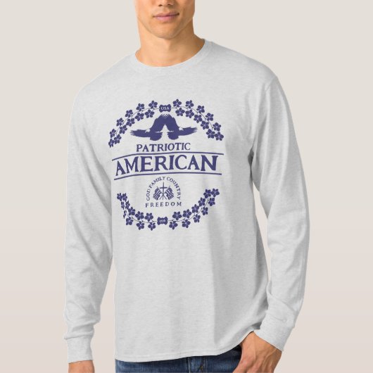 AMERIKAANSE PATRIOT | VS 1776 | VRIJHEID T-SHIRT (Voorkant)
