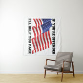 Amerikaanse patriot wandkleed (In Situ (horizontaal))