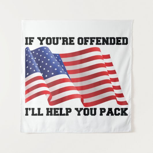 Amerikaanse patriot wandkleed (Voorkant)