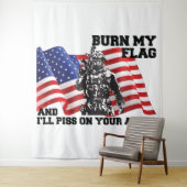 Amerikaanse patriot wandkleed (In situ)
