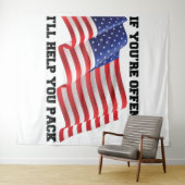 Amerikaanse patriot wandkleed (In Situ (horizontaal))