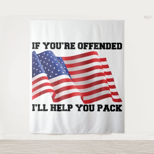 Amerikaanse patriot wandkleed (Voorkant)