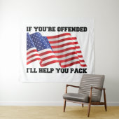 Amerikaanse patriot wandkleed (In Situ (horizontaal))