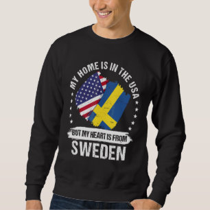 Amerikaanse Patriot Zweden Vlag Amerikaanse Zweeds Trui