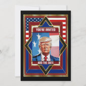 Amerikaanse Patriotische Deco Kaart (Voorkant)