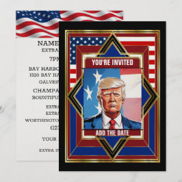 Amerikaanse Patriotische Deco Kaart