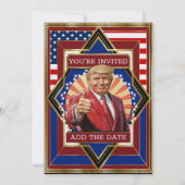 Amerikaanse Patriotische Deco Kaart (Voorkant)