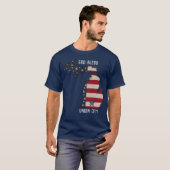 AMERIKAANSE PATRIOTISCHE MICHIGAN | UW THUIS T-SHIRT (Voorkant volledig)