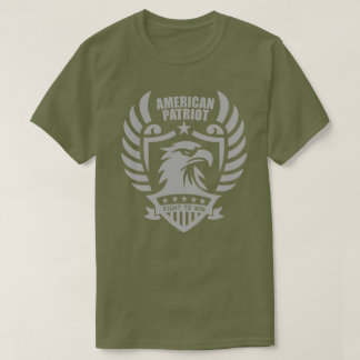Amerikaanse Patriott Basic T-shirt (Fatigue Groen)