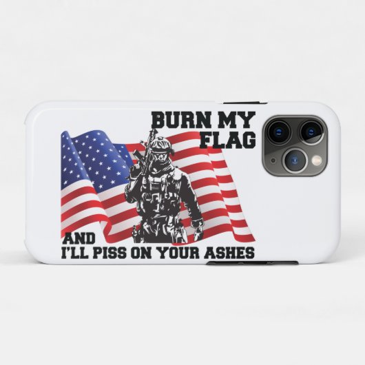 Amerikaanse Patriotten Case-Mate iPhone Case (Achterkant (horizontaal))