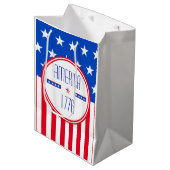Amerikaanse patriottische 1776 medium cadeauzakje (Voorkant Gekanteld)