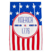 Amerikaanse patriottische 1776 medium cadeauzakje (Achterkant)