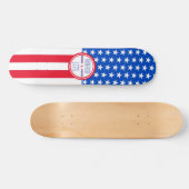 Amerikaanse patriottische 1776 persoonlijk skateboard (Horizontaal)