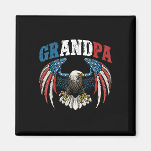 Amerikaanse Patriottische Adelaar Amerikaanse vlag Magneet