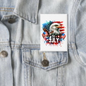 Amerikaanse Patriottische Adelaar Sublimatie-61905 Button (Insitu)