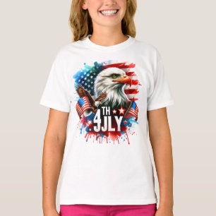 Amerikaanse Patriottische Adelaar Sublimatie-61905 T-shirt