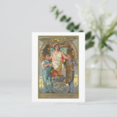 Amerikaanse patriottische arbeidsdag Briefkaart (Staand voorkant)