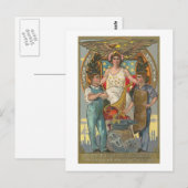 Amerikaanse patriottische arbeidsdag Briefkaart (Voorkant / Achterkant)