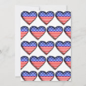 Amerikaanse patriottische ballon van 1 januari kaart (Achterkant)