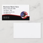 Amerikaanse Patriottische Business Profile Visitek Visitekaartje (Voorkant / Achterkant)