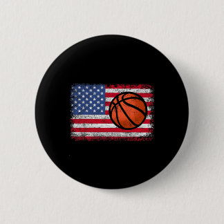 Amerikaanse Patriottische Bysketbyll 4 juli Amerik Ronde Button 5,7 Cm