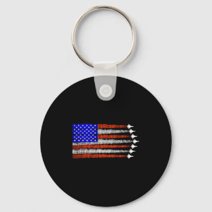 Amerikaanse patriottische gevechtsvliegtuigen usa sleutelhanger