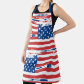 Amerikaanse patriottische grilkeuken schort (Insitu)