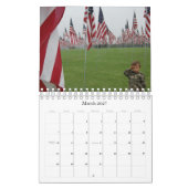 Amerikaanse patriottische kalender | Tekst bewerkb (Mar 2027)