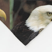 Amerikaanse patriottische kunst Amerikaanse adelaa Fleece Deken (Hoek)