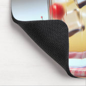 Amerikaanse patriottische limonade muismat (Hoek)