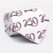 Amerikaanse patriottische lint 250e vlag stropdas (Opgerold)