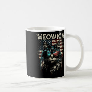 Amerikaanse Patriottische Maine Coon Cat Koffiemok