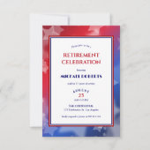 Amerikaanse patriottische militaire aftredingspart kaart (Voorkant)