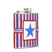 Amerikaanse patriottische moderne Folk Art Hip Fla Heupfles (Rechts)