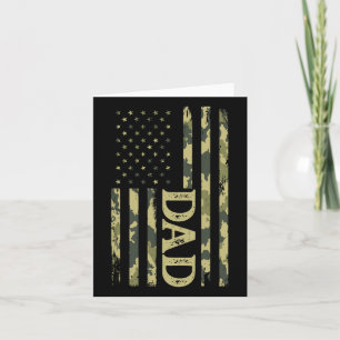 Amerikaanse patriottische papa Vaderdag Amerikaans Kaart