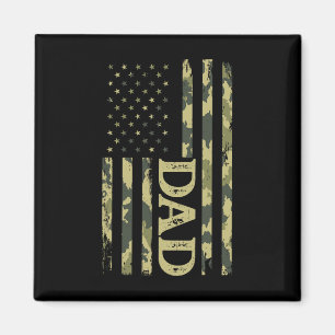 Amerikaanse patriottische papa Vaderdag Amerikaans Magneet