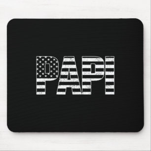 Amerikaanse Patriottische Papi Vaderdag Amerikaans Muismat
