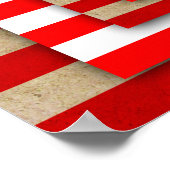 Amerikaanse patriottische Poster-alternatieve vlag Poster (Hoek)