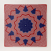 Amerikaanse patriottische puzzel (Horizontaal)