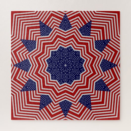 Amerikaanse patriottische puzzel (Verticaal)