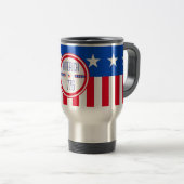 Amerikaanse patriottische reismodebok 1776 reisbeker (Voorkant rechts)