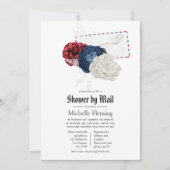 Amerikaanse patriottische Shower per post Kaart (Voorkant)