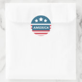 Amerikaanse Patriottische Sticker (Tas)