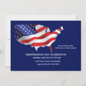 Amerikaanse patriottische uitnodiging (Voorkant)