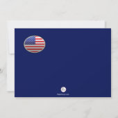 Amerikaanse patriottische uitnodiging (Achterkant)