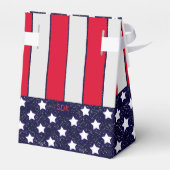 Amerikaanse patriottische viering van nationale Fe Bedankdoosjes (Achterkant)
